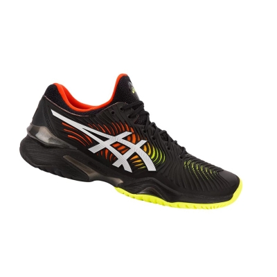 Asics COURT FF 2 Tennisschuhe Herren Schwarz Weiß | ZBRD42193