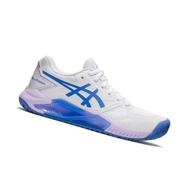 Asics GEL-CHALLENGER 13 Tennisschuhe Damen Weiß Blau | WCZF25709