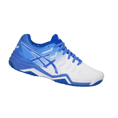 Asics GEL-RESOLUTION 7 Tennisschuhe Damen Weiß | SQVA54967