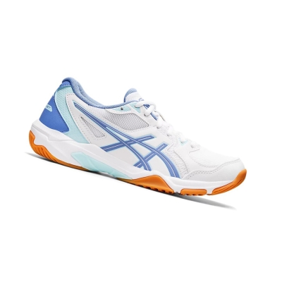 Asics GEL-ROCKET 10 Volleyballschuhe Damen Weiß Blau | WRMV02548