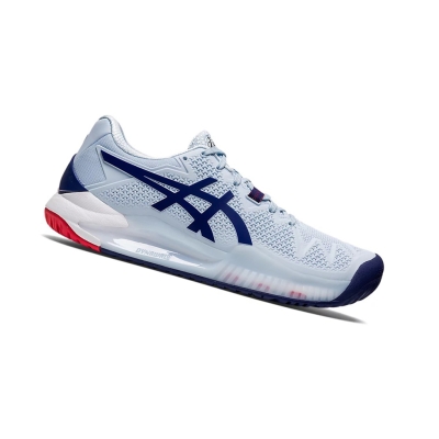 Asics GEL-Resolution 8 Tennisschuhe Damen Blau | UYOD84903