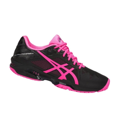 Asics GEL-SOLUTION SPEED 3 Tennisschuhe Damen Schwarz | JWIU93250