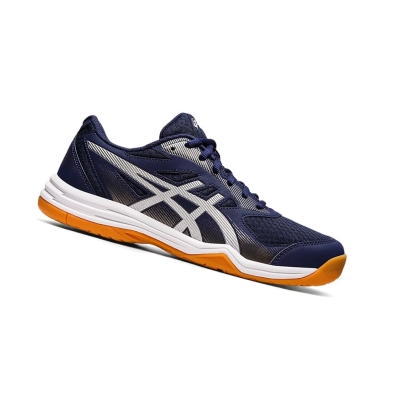 Asics UPCOURT 5 Volleyballschuhe Herren Silber | DEGF15476