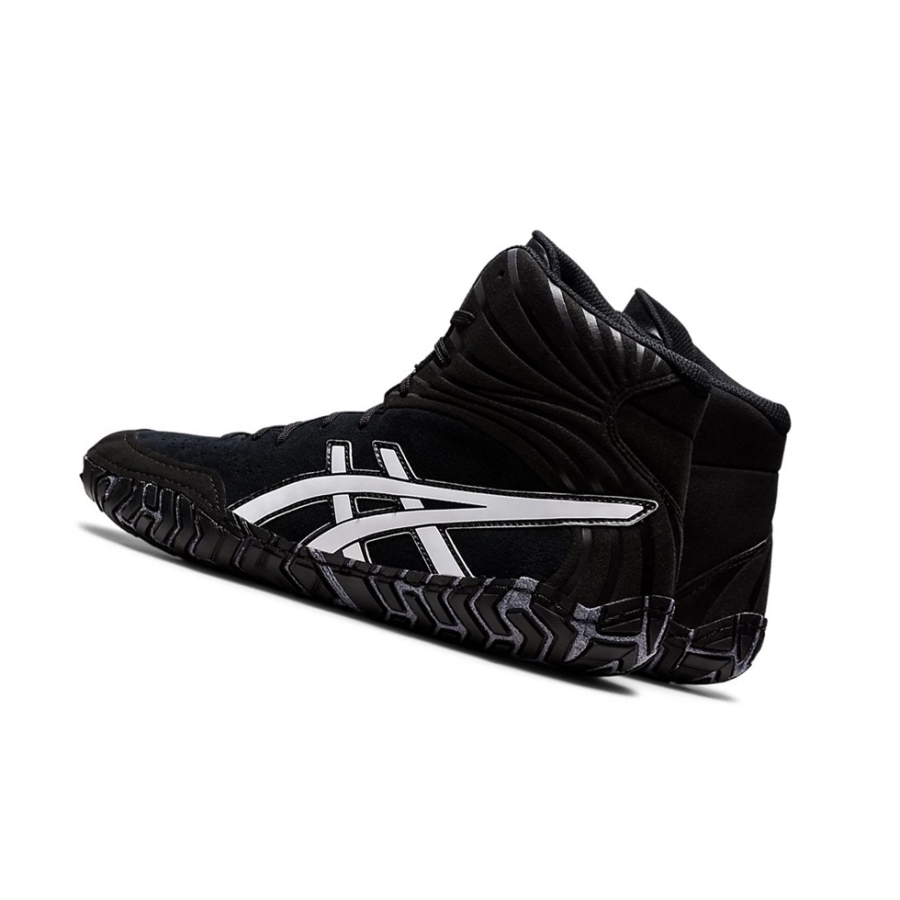 Asics AGGRESSOR 5 Wrestling Schuhe Herren Schwarz Weiß | QMGB27351