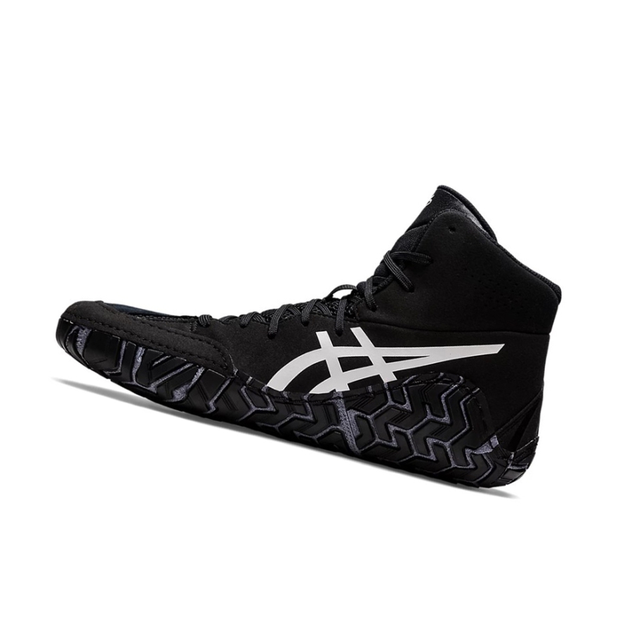 Asics AGGRESSOR 5 Wrestling Schuhe Herren Schwarz Weiß | QMGB27351