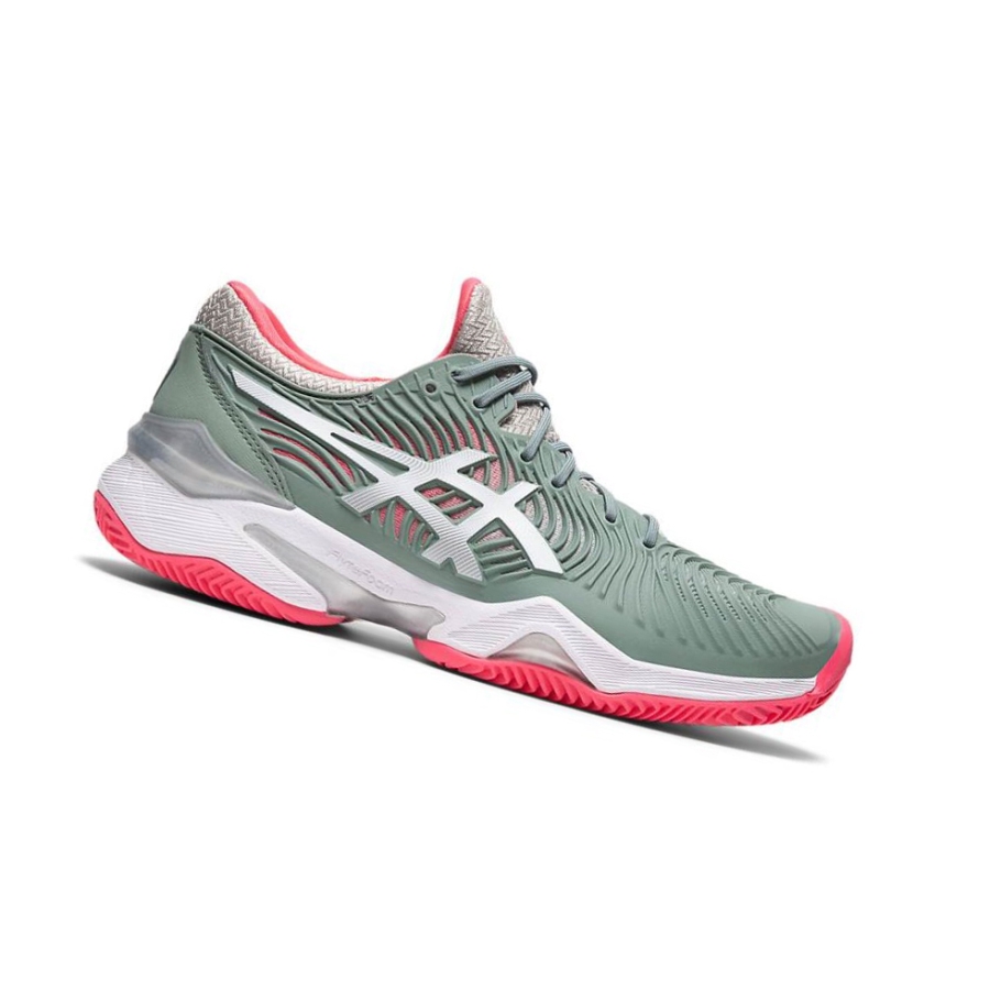 Asics COURT FF 2 Tennisschuhe Damen Olivgrün | NGKO46273