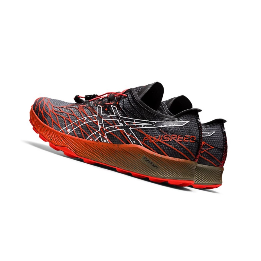 Asics Fuji Speed Trailrunning Schuhe Herren Schwarz | REWY52831