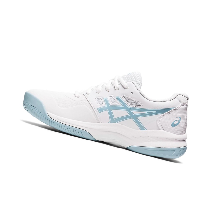 Asics GEL-GAME 8 Tennisschuhe Damen Weiß Blau | KQAX45263