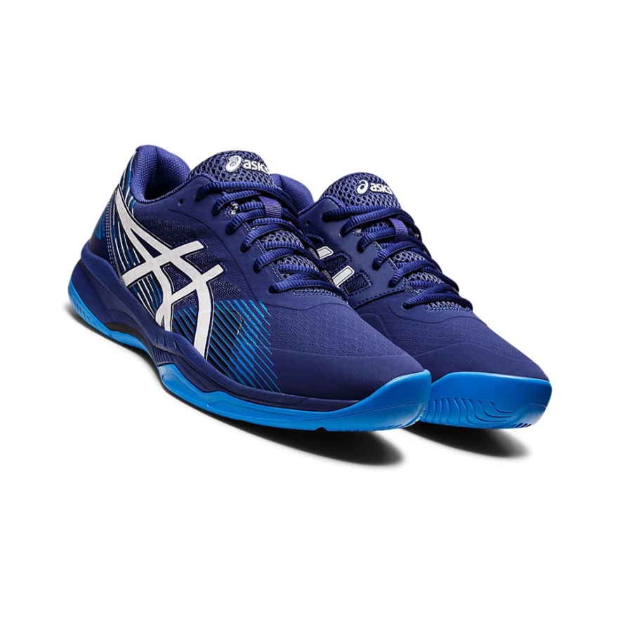 Asics GEL-GAME 8 Tennisschuhe Herren Blau Weiß | EQMB95402