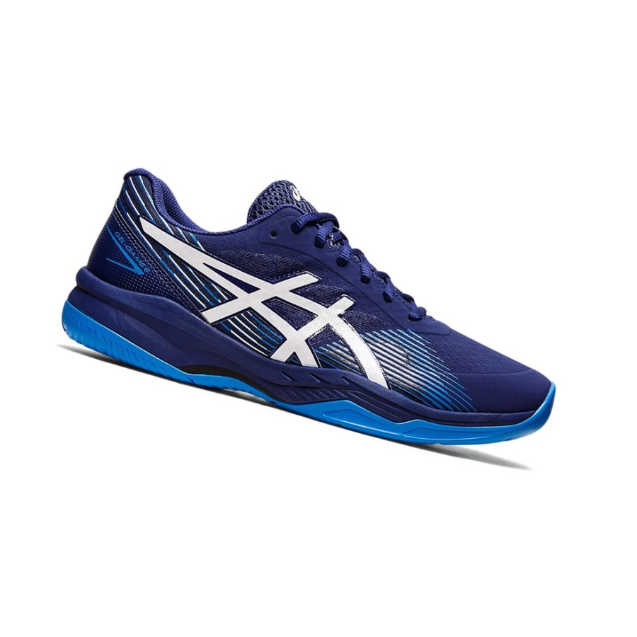 Asics GEL-GAME 8 Tennisschuhe Herren Blau Weiß | EQMB95402