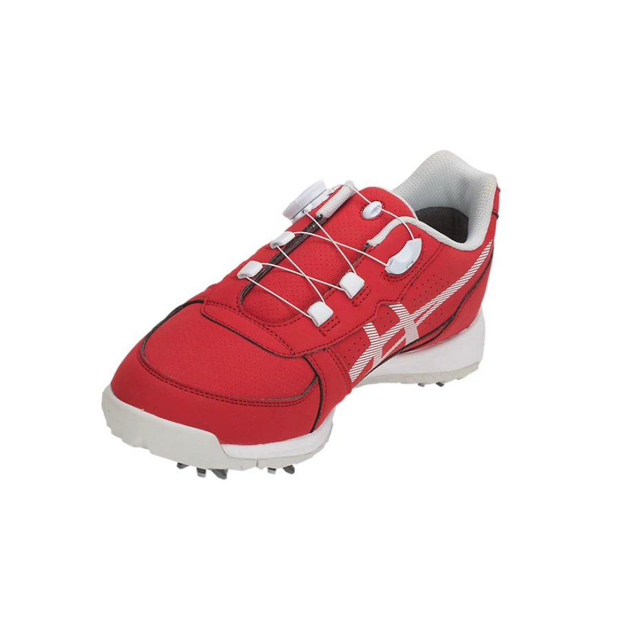 Asics GEL-PRESHOT BOA Golfschuhe Herren Rot Weiß | UQZE53604