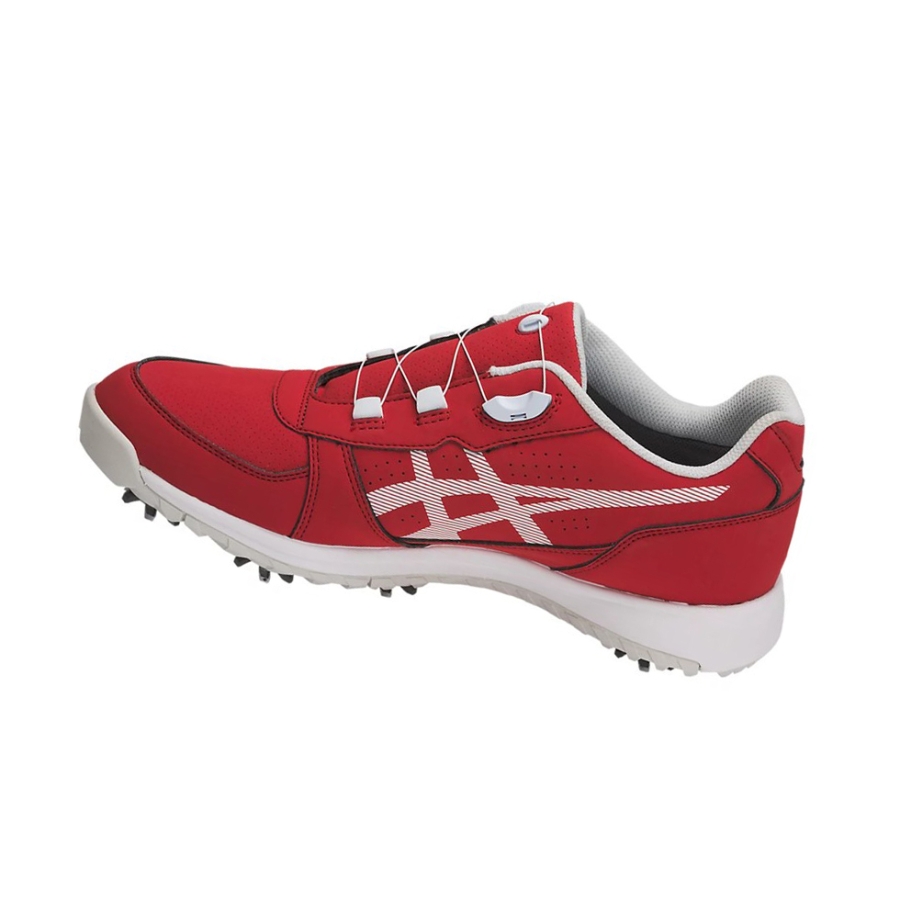 Asics GEL-PRESHOT BOA Golfschuhe Herren Rot Weiß | UQZE53604