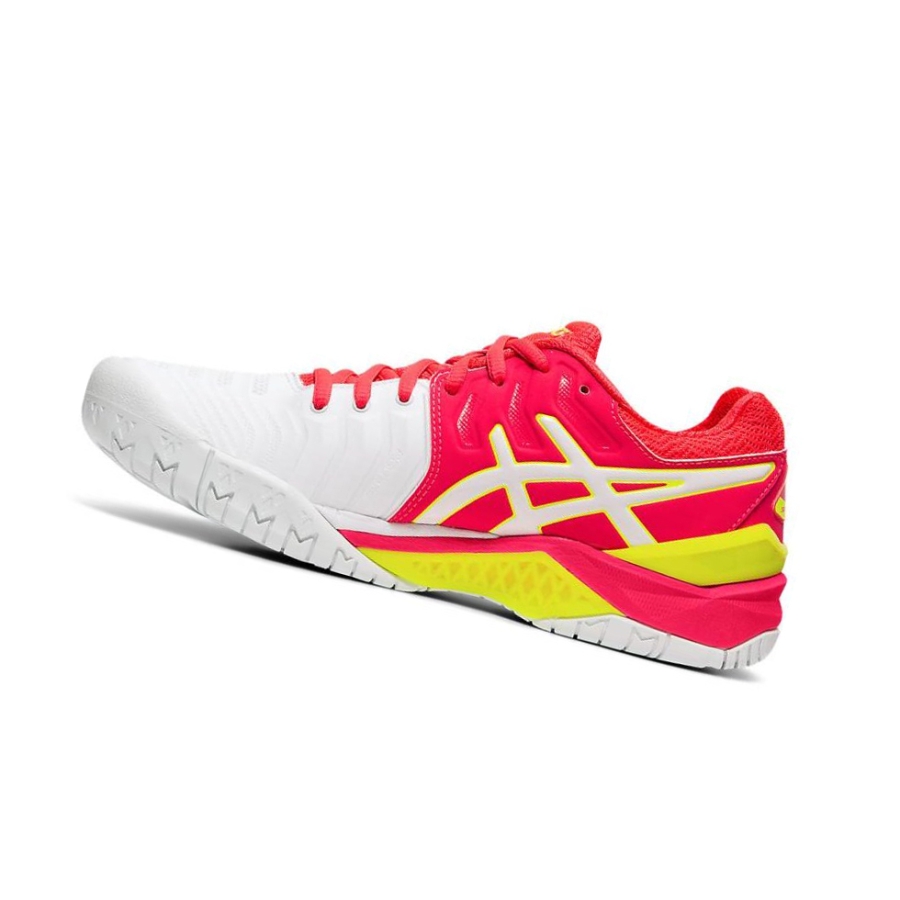 Asics GEL-RESOLUTION 7 Tennisschuhe Damen Weiß | FXBP34759