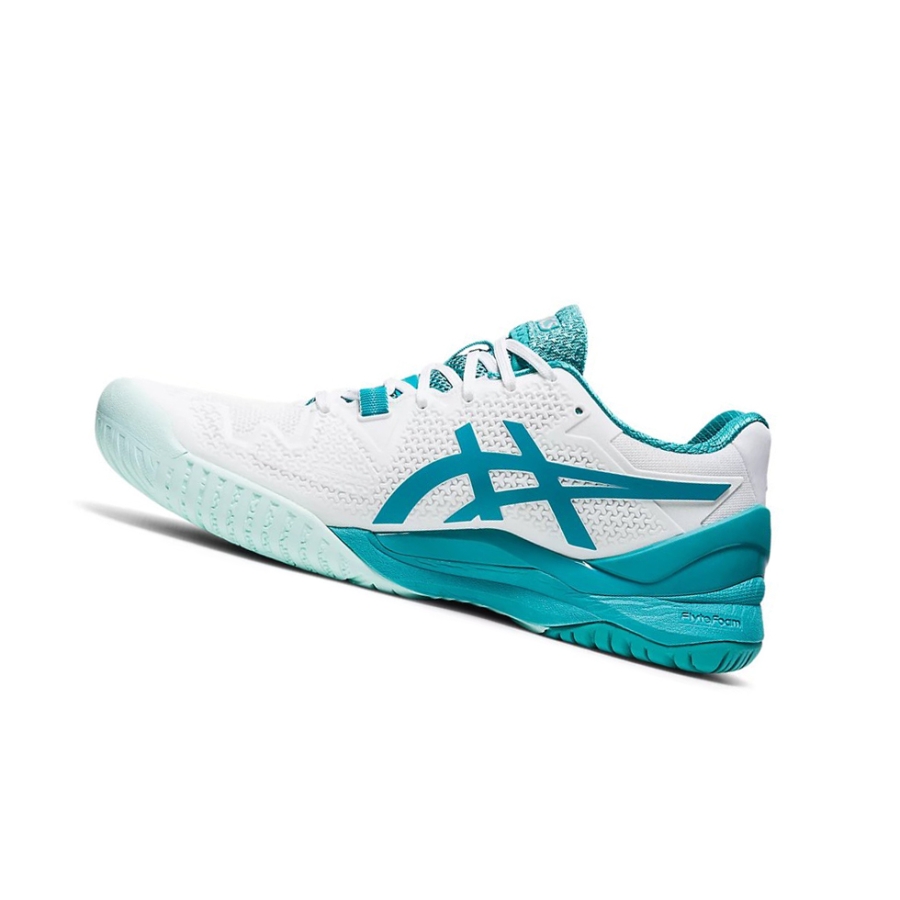 Asics GEL-RESOLUTION 8 (D) Tennisschuhe Damen Weiß | HUDF94581