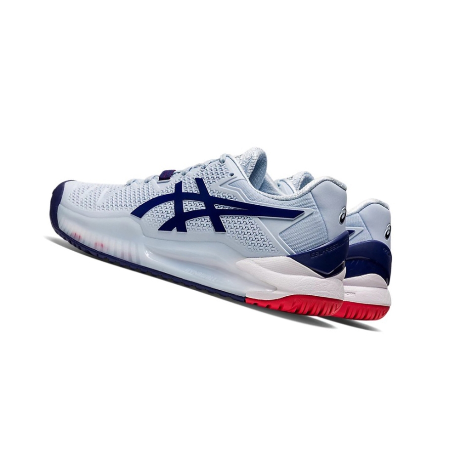 Asics GEL-Resolution 8 Tennisschuhe Damen Blau | UYOD84903