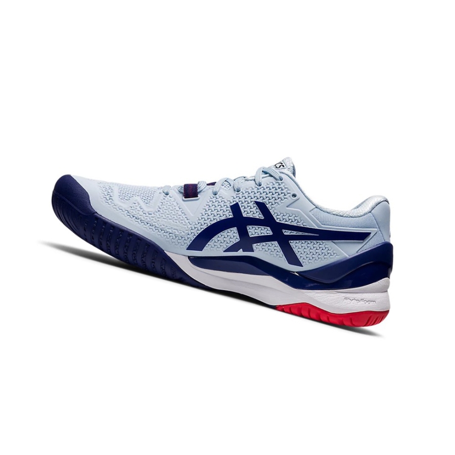 Asics GEL-Resolution 8 Tennisschuhe Damen Blau | UYOD84903