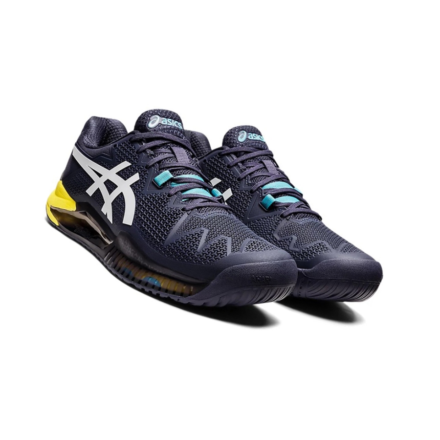 Asics GEL-Resolution 8 Tennisschuhe Herren Indigo | QVZT86547