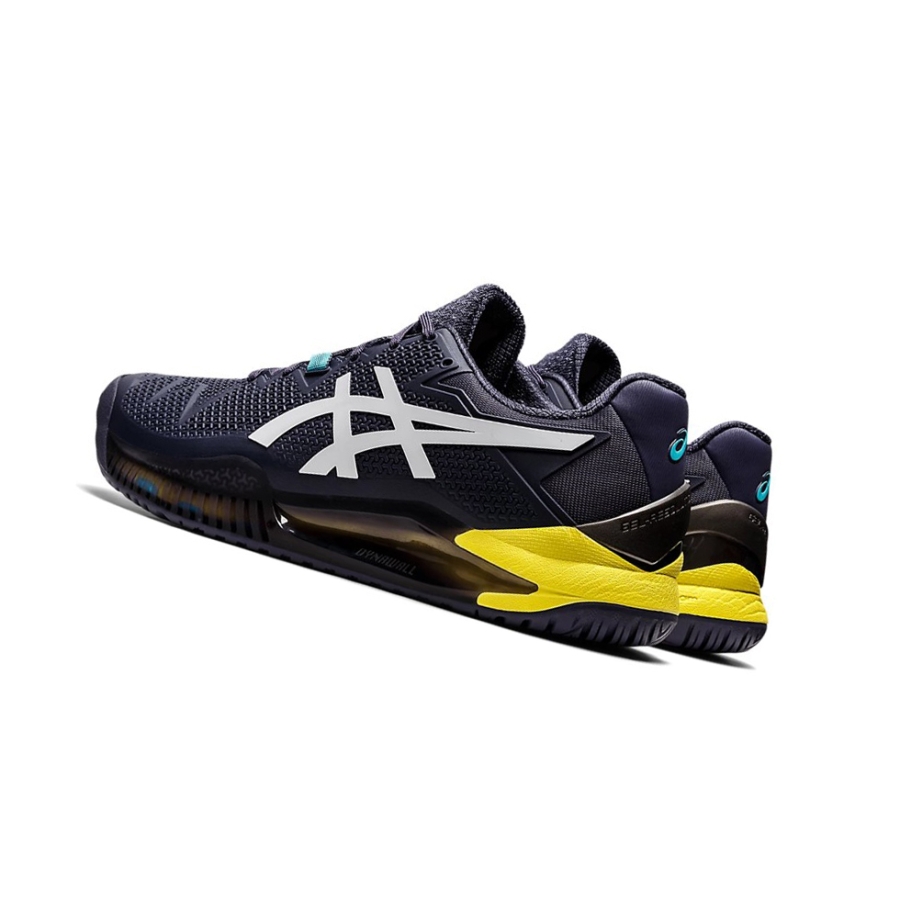 Asics GEL-Resolution 8 Tennisschuhe Herren Indigo | QVZT86547