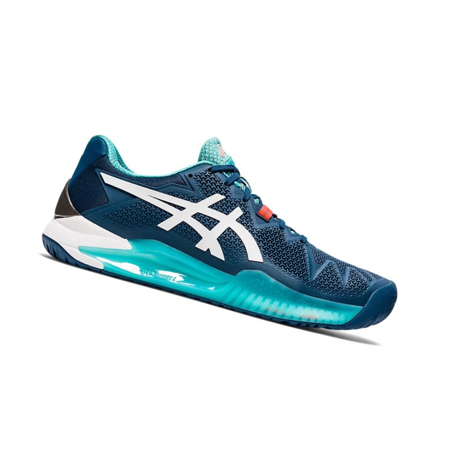 Asics GEL-Resolution 8 Tennisschuhe Herren Weiß | TNIH74128