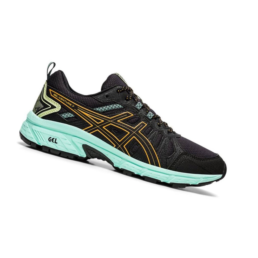 Asics GEL-VENTURE 7 Trail Trailrunning Schuhe Damen Schwarz | IKEN13072