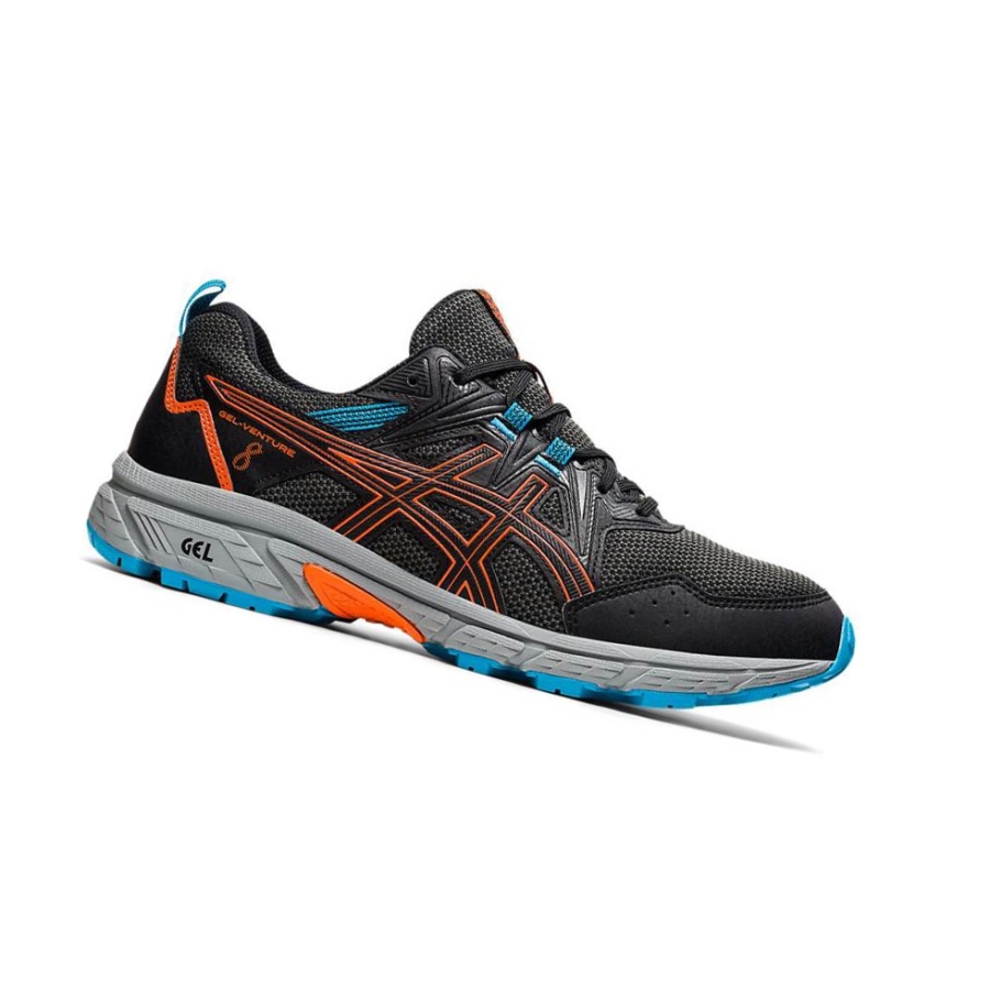 Asics GEL-VENTURE 8 Trailrunning Schuhe Herren Schwarz | SXVZ32546