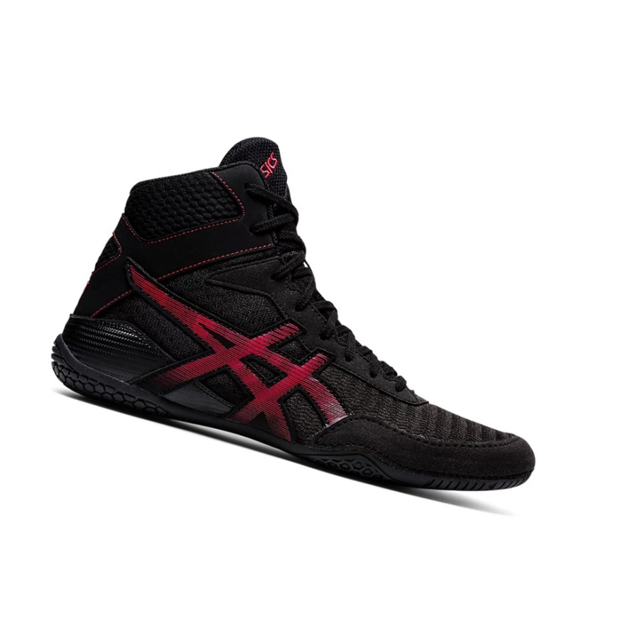 Asics MATCONTROL 2 Wrestling Schuhe Herren Schwarz Rot | HWTN10897