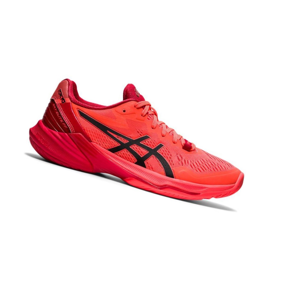 Asics SKY ELITE FF 2 TOKYO Volleyballschuhe Damen Rot | TWRZ32476