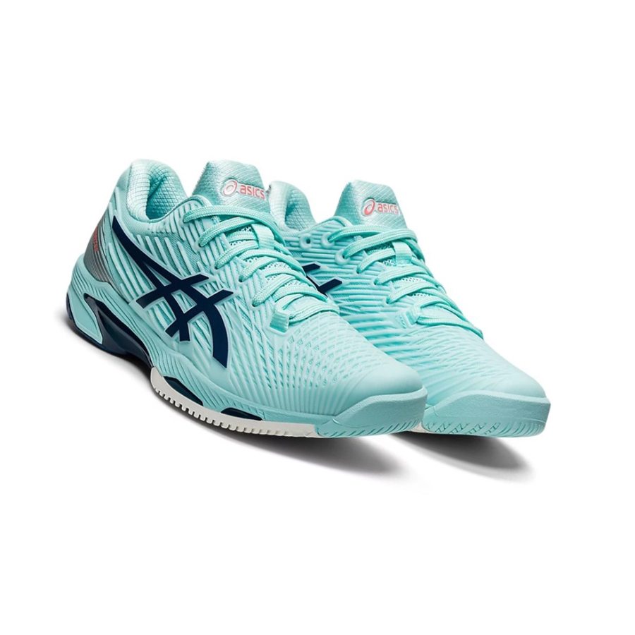 Asics SOLUTION SPEED FF 2 Tennisschuhe Damen Blau Hellindigo | RMSU07135