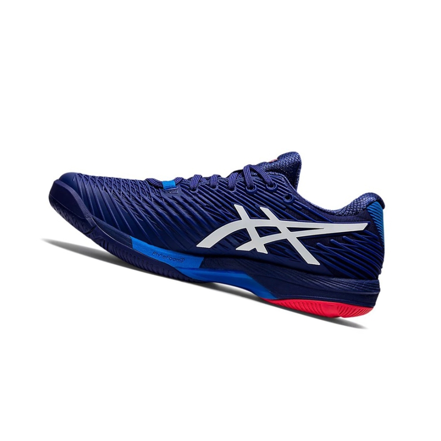 Asics SOLUTION SPEED FF 2 Tennisschuhe Herren Blau Weiß | FEBK49125