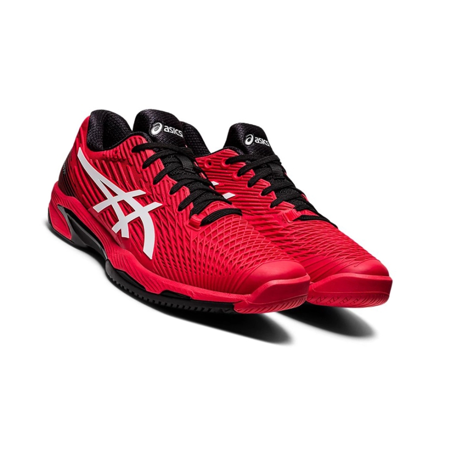 Asics SOLUTION SPEED FF 2 Tennisschuhe Herren Rot Weiß | KASV59682