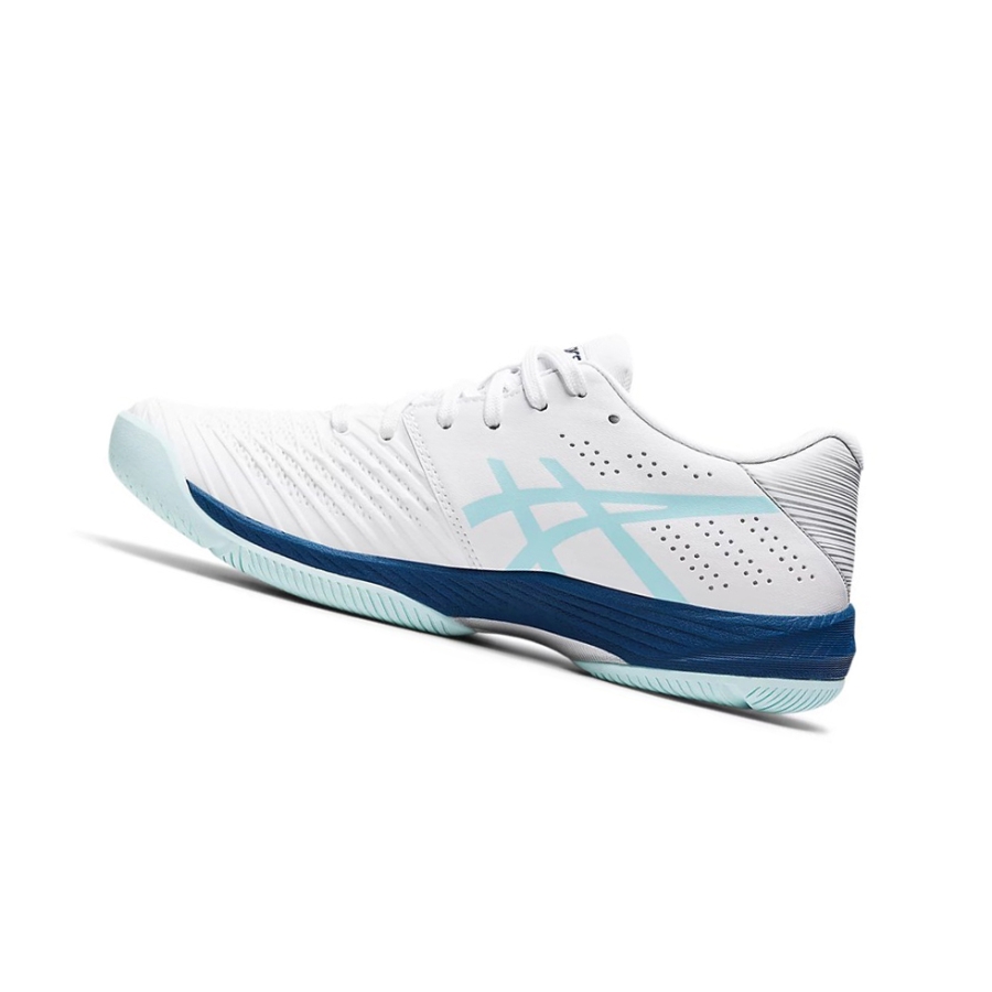 Asics SOLUTION SWIFT FF Tennisschuhe Damen Weiß Blau | WQRZ76839